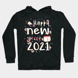 Happy new year 2021 handlettering Hoodie